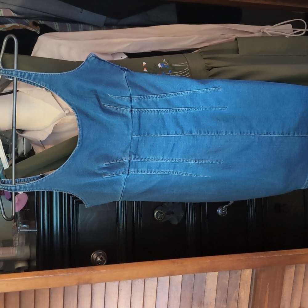 Denim dress size small